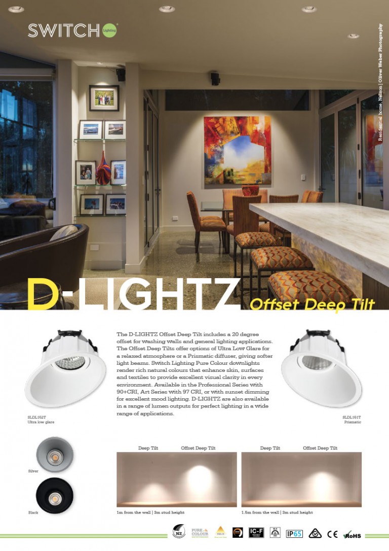 LED Lighting Product Specs and Catalogue Switch Lighting NZ