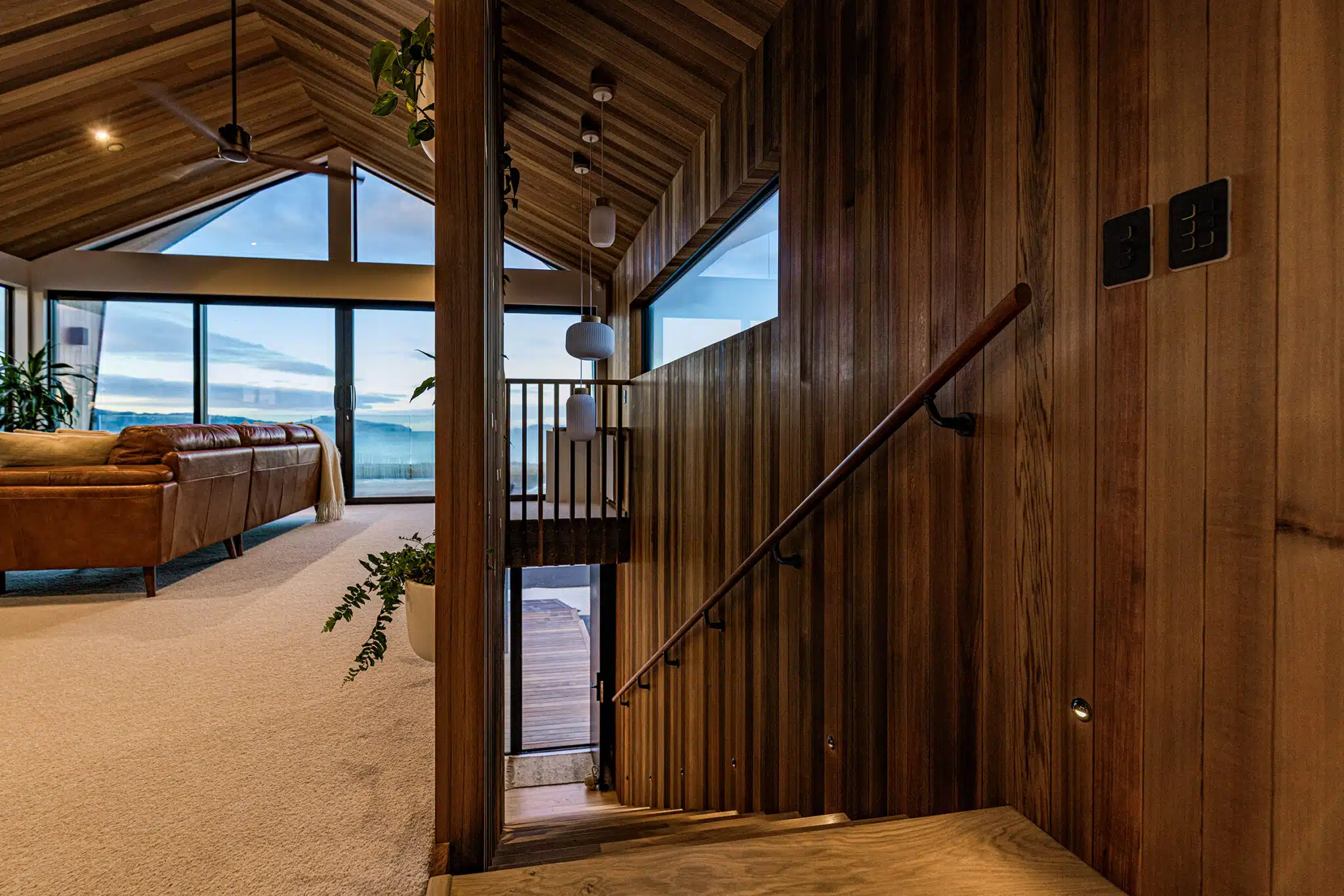 Sophisticated lighting on the Petone Esplanade