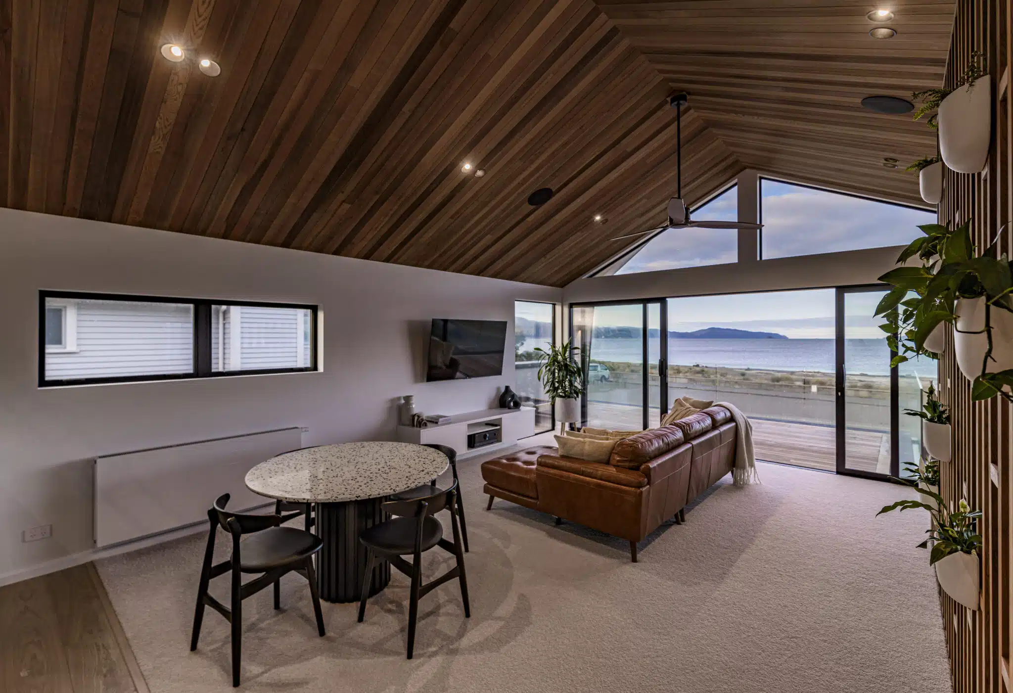 Sophisticated lighting on the Petone Esplanade
